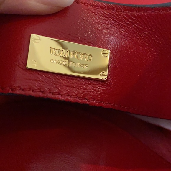 Tom Ford red shoulder bag or large clutch - Picture 5 of 8